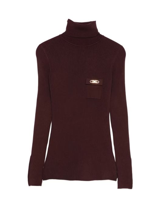 MAGLIA DOLCEVITA CON TASCHINO ELISABETTA FRANCHI | MK11B56E2EA4 Merlot